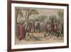 Landing of William Penn, 1852-Christian Schuessele-Framed Giclee Print