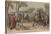 Landing of William Penn, 1852-Christian Schuessele-Stretched Canvas