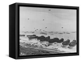 Landing on Omaha Beach-null-Framed Stretched Canvas