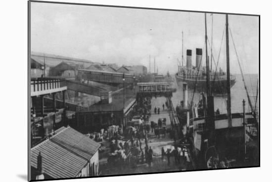 Landing Stage, Liverpool Docks-null-Mounted Giclee Print