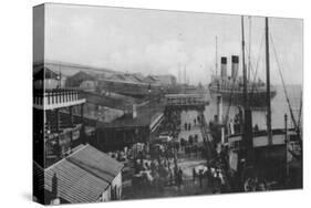 Landing Stage, Liverpool Docks-null-Stretched Canvas