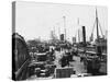 Landing Stage of Liverpool Docks-null-Stretched Canvas