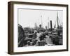 Landing Stage of Liverpool Docks-null-Framed Premium Photographic Print