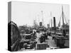 Landing Stage of Liverpool Docks-null-Stretched Canvas