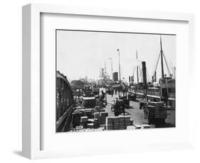 Landing Stage of Liverpool Docks-null-Framed Photographic Print