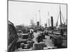 Landing Stage of Liverpool Docks-null-Mounted Photographic Print