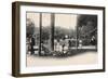 Landing Stage of the Grand Lac, Bois De Bologne, 1900-null-Framed Giclee Print