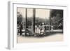 Landing Stage of the Grand Lac, Bois De Bologne, 1900-null-Framed Giclee Print