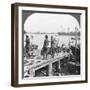 Landing Stage on the Irawaddy River, Rangoon, Burma, 1908-null-Framed Photographic Print