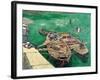 Landing Stage with Boats, c.1888-Vincent van Gogh-Framed Giclee Print