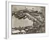 Landing supplies on the James River, Virginia, 1865-Mathew & studio Brady-Framed Photographic Print