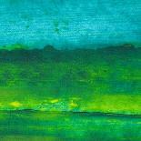 Oil Painting Texture. Green And Blue-landio-Art Print