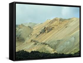 Landmannalaugar, Iceland, Polar Regions-Ethel Davies-Framed Stretched Canvas