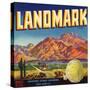 Landmark Brand - Phoenix, Arizona - Citrus Crate Label-Lantern Press-Stretched Canvas