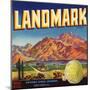 Landmark Brand - Phoenix, Arizona - Citrus Crate Label-Lantern Press-Mounted Art Print