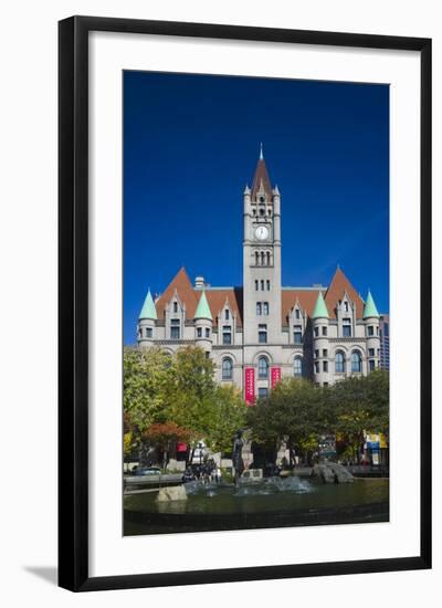 Landmark Center, St Paul, Minneapolis, Minnesota, USA-Walter Bibikow-Framed Photographic Print