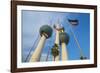 Landmark Kuwait towers in Kuwait City, Kuwait, Middle East-Michael Runkel-Framed Photographic Print