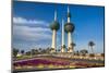 Landmark Kuwait towers in Kuwait City, Kuwait, Middle East-Michael Runkel-Mounted Photographic Print