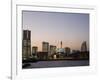 Landmark Tower and Big Wheel at Night, Minato Mirai, Yokohama, Japan, Asia-Christian Kober-Framed Photographic Print