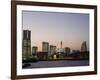 Landmark Tower and Big Wheel at Night, Minato Mirai, Yokohama, Japan, Asia-Christian Kober-Framed Photographic Print