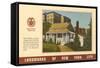 Landmarks of New York City, Poe's Cottage-null-Framed Stretched Canvas