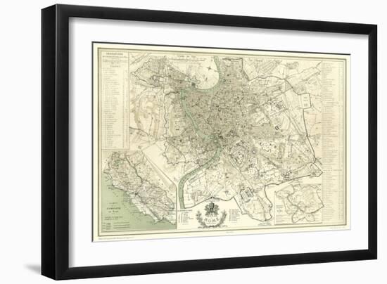 Landmarks of Rome-Felix Benoist-Framed Art Print