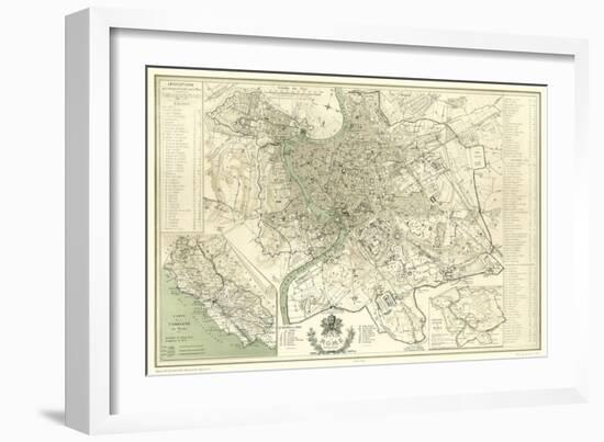 Landmarks of Rome-Felix Benoist-Framed Art Print