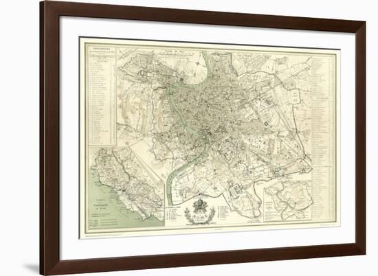 Landmarks of Rome-Felix Benoist-Framed Art Print