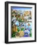 Landmarks of the World-Adrian Chesterman-Framed Art Print