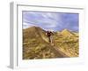 Landon Monholland Mountain Bikes on the Zippy Doo Dah Trail in Fruita, Colorado, Usa-Chuck Haney-Framed Photographic Print