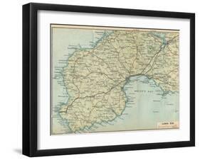 'Lands End', c20th Century-John Bartholomew-Framed Giclee Print