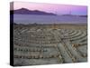Lands End Labyrinth at Dusk with the Golden Gate Bridge, San Francisco, California-Jim Goldstein-Stretched Canvas