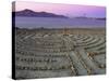 Lands End Labyrinth at Dusk with the Golden Gate Bridge, San Francisco, California-Jim Goldstein-Stretched Canvas