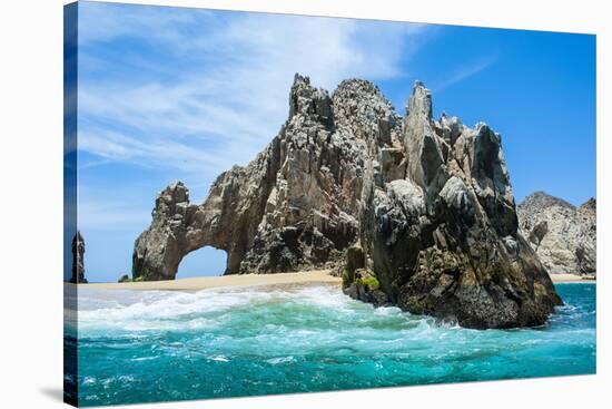 Lands End Rock Formation, Los Cabos, Baja California, Mexico, North America-Michael Runkel-Stretched Canvas