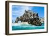 Lands End Rock Formation, Los Cabos, Baja California, Mexico, North America-Michael Runkel-Framed Photographic Print