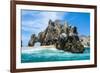 Lands End Rock Formation, Los Cabos, Baja California, Mexico, North America-Michael Runkel-Framed Photographic Print