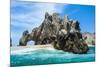 Lands End Rock Formation, Los Cabos, Baja California, Mexico, North America-Michael Runkel-Mounted Photographic Print