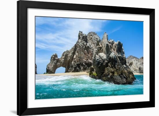 Lands End Rock Formation, Los Cabos, Baja California, Mexico, North America-Michael Runkel-Framed Photographic Print