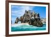 Lands End Rock Formation, Los Cabos, Baja California, Mexico, North America-Michael Runkel-Framed Photographic Print