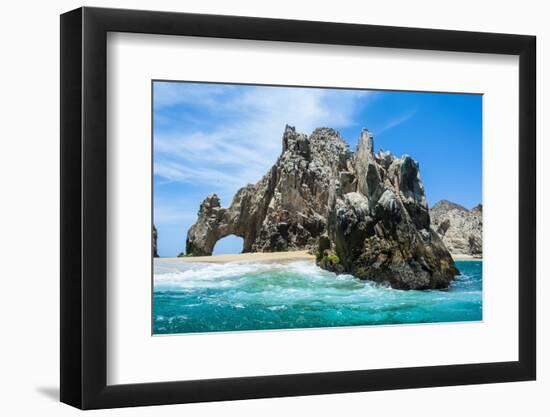 Lands End Rock Formation, Los Cabos, Baja California, Mexico, North America-Michael Runkel-Framed Photographic Print