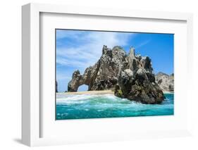 Lands End Rock Formation, Los Cabos, Baja California, Mexico, North America-Michael Runkel-Framed Photographic Print