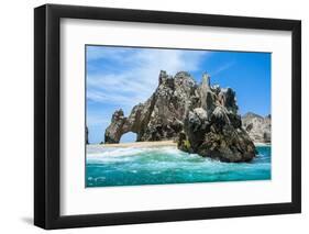 Lands End Rock Formation, Los Cabos, Baja California, Mexico, North America-Michael Runkel-Framed Premium Photographic Print