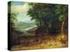 Landscape, 1728-Johann Holst-Stretched Canvas