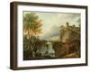 Landscape, 1766 (Oil on Canvas)-Charles Francois Lacroix de Marseille-Framed Giclee Print