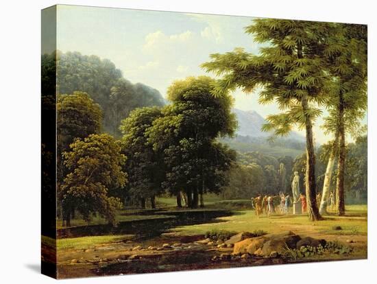 Landscape, 1804-Jean Victor Bertin-Stretched Canvas