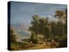Landscape, 1808 (Oil on Canvas)-Jean Joseph Xavier Bidauld-Stretched Canvas