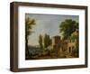 Landscape, 1822 (Oil on Canvas)-Jean Joseph Xavier Bidauld-Framed Giclee Print