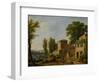 Landscape, 1822 (Oil on Canvas)-Jean Joseph Xavier Bidauld-Framed Giclee Print