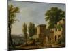 Landscape, 1822 (Oil on Canvas)-Jean Joseph Xavier Bidauld-Mounted Giclee Print