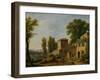 Landscape, 1822 (Oil on Canvas)-Jean Joseph Xavier Bidauld-Framed Giclee Print